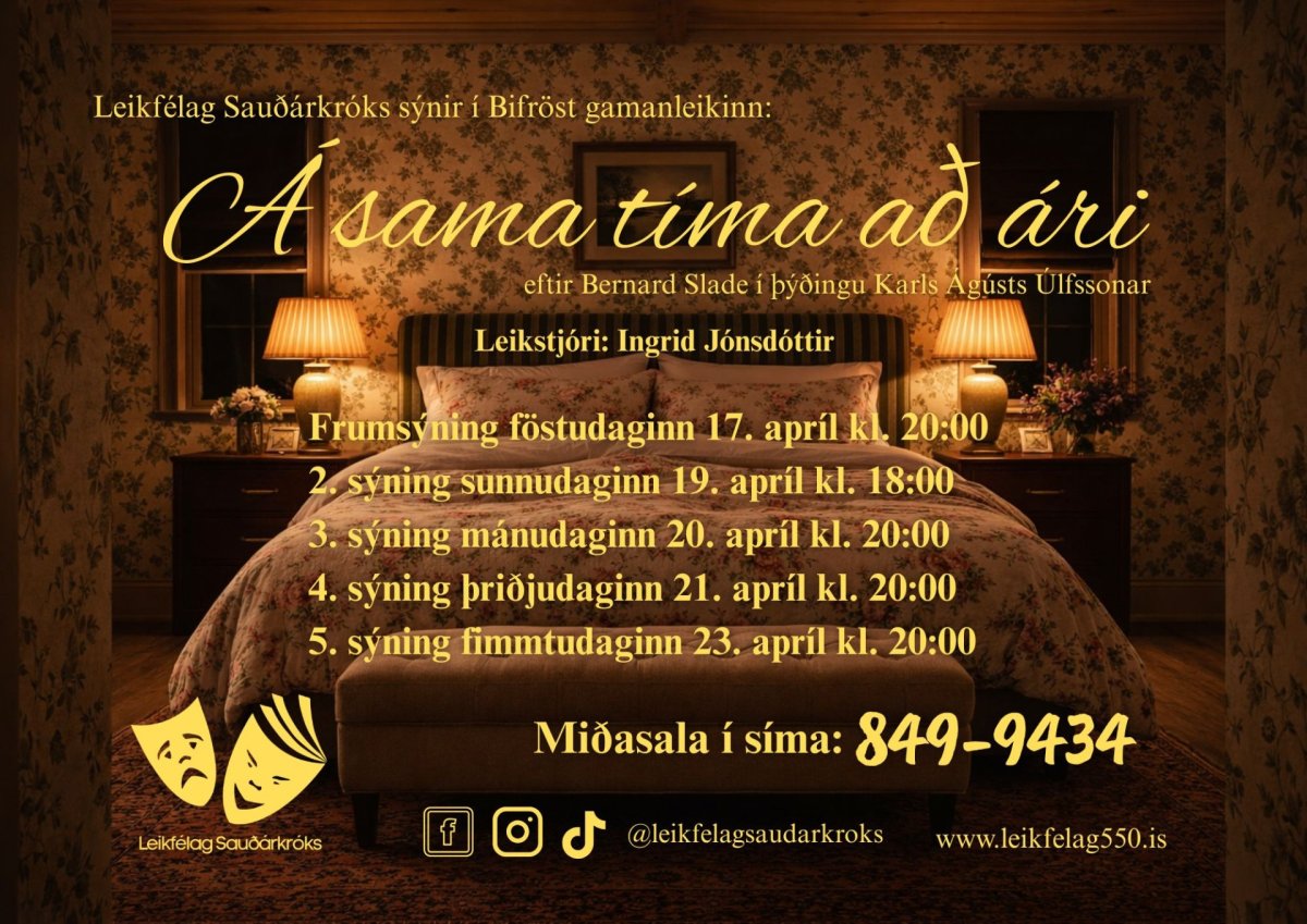 Frumsýning á föstudaginn